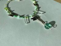 Fluorite, Quartz, Dragonfly & Butterfly Necklace