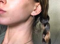 Dainty Star Sterling Silver Stud Earrings
