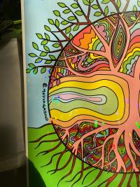SALE* Holographic Abstract Trippy Tree of Life Print 11"x11" (*SEE DESCRIPTION)