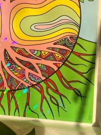 SALE* Holographic Abstract Trippy Tree of Life Print 11"x11" (*SEE DESCRIPTION)