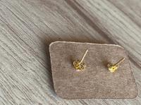 Dainty Golden Interlocking Links Earrings