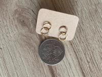 Dainty Golden Interlocking Links Earrings