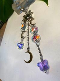 Celestial Sun Crystal Butterfly Sun Catcher