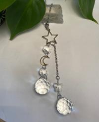 Clear Celestial Butterfly Sun Catcher