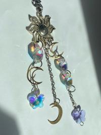 Celestial Sun Crystal Butterfly Sun Catcher