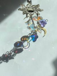Celestial Sun Crystal Butterfly Sun Catcher