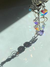 Celestial Sun Crystal Butterfly Sun Catcher