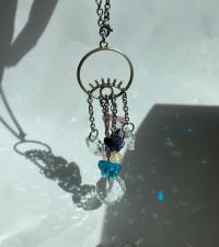 Third Butterfl”eye” Crystal Sun Catcher