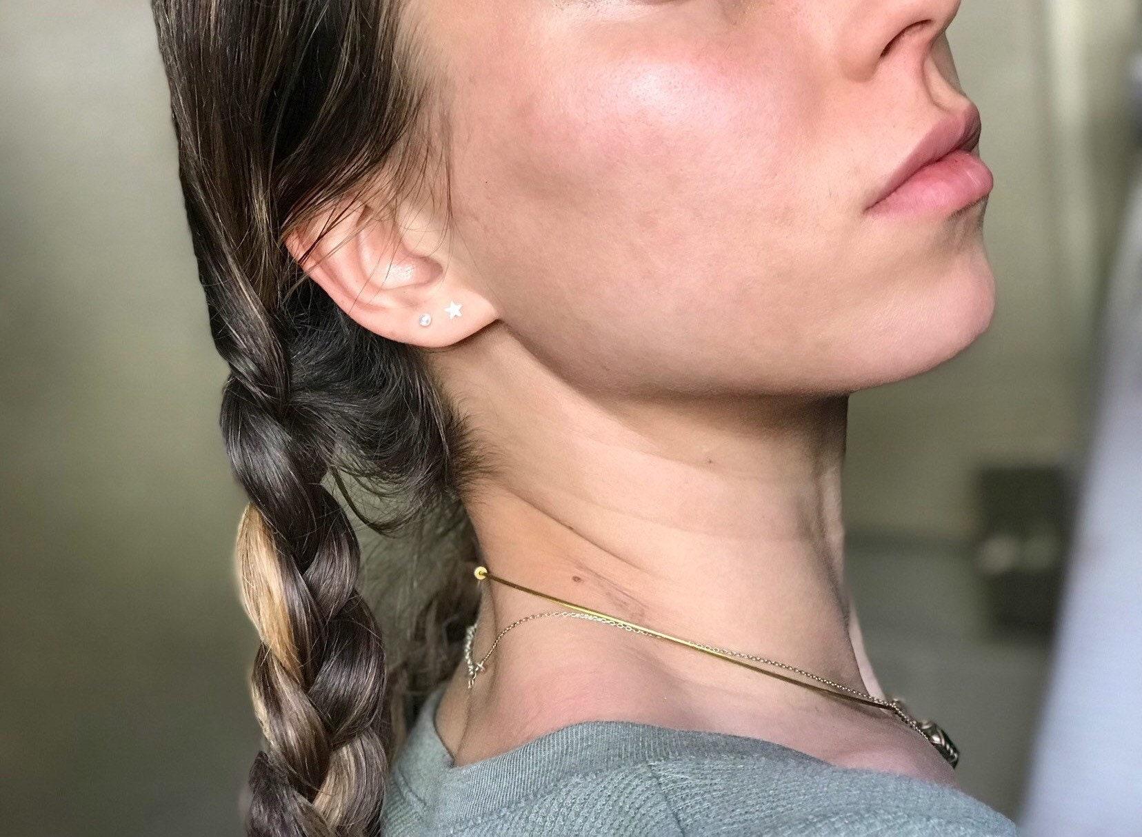 Dainty Star Sterling Silver Stud Earrings