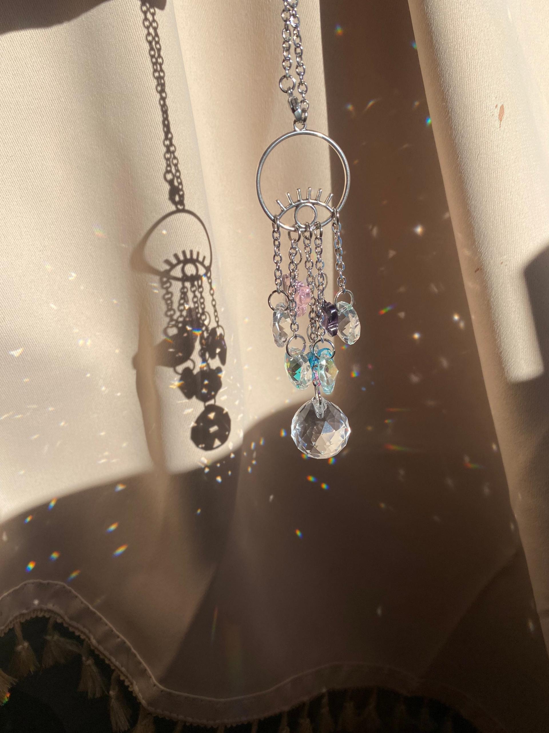 Third Butterfl”eye” Crystal Sun Catcher