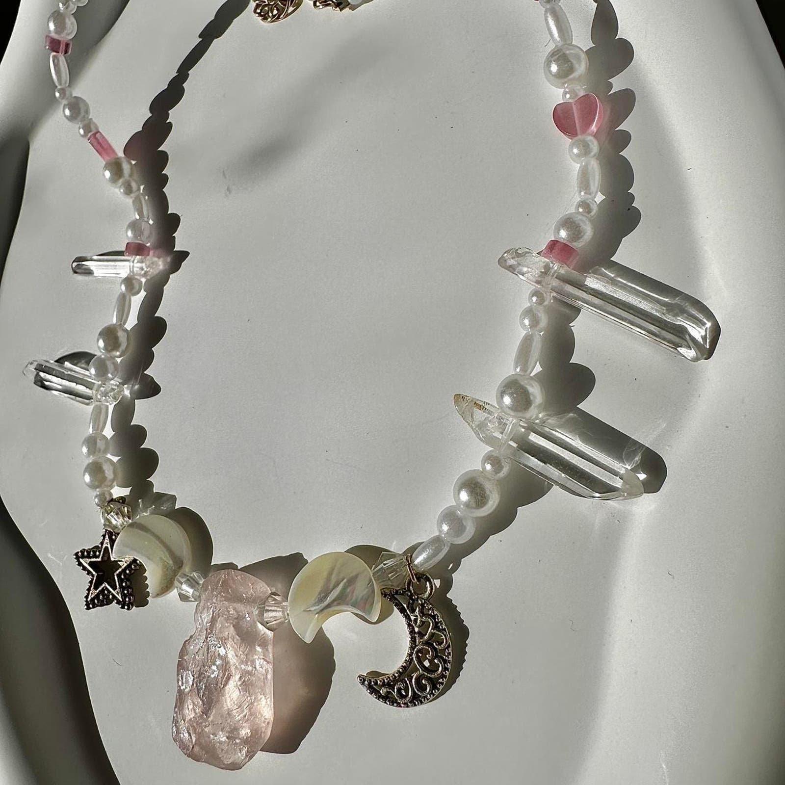 Handmade rose quartz quartz