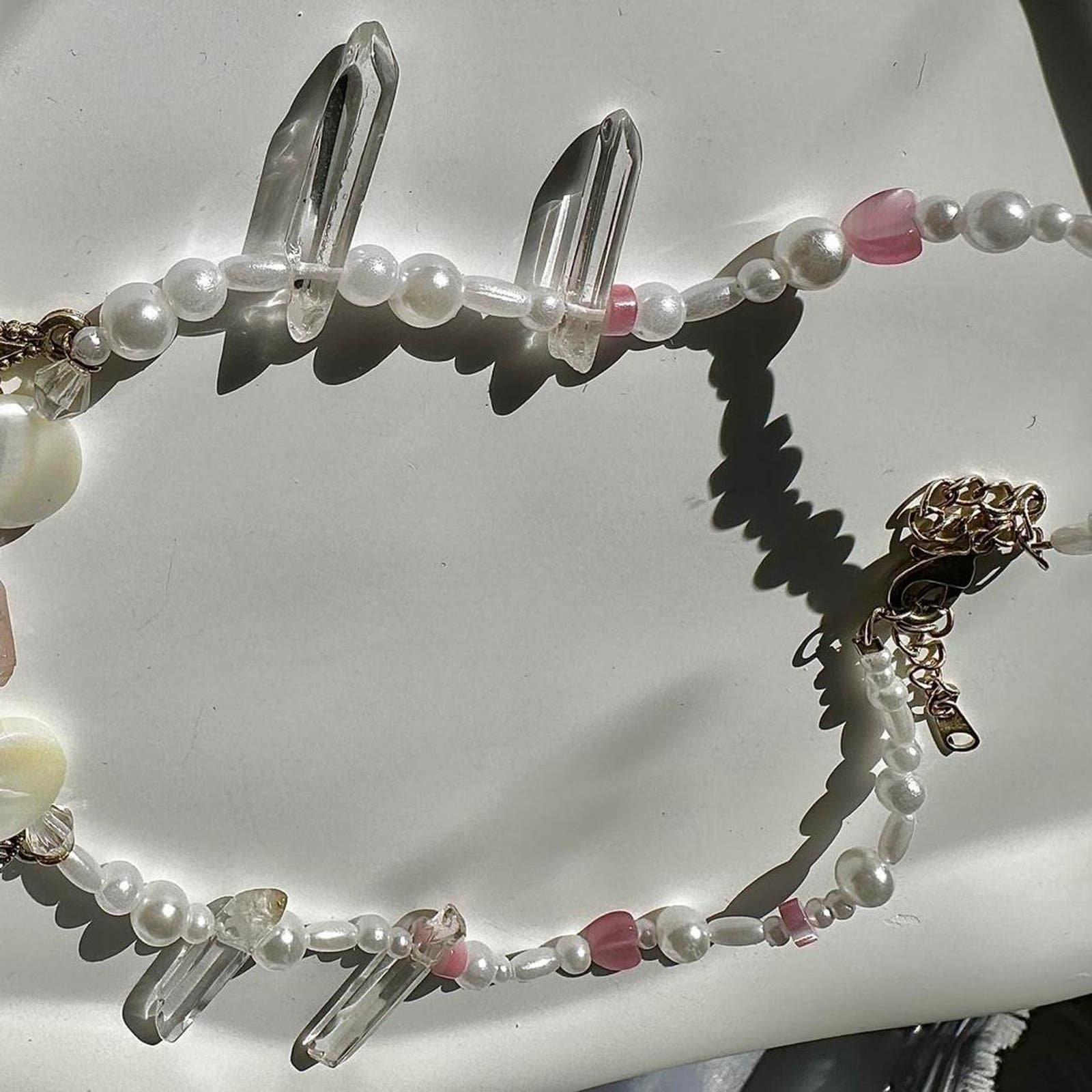 Handmade rose quartz quartz
