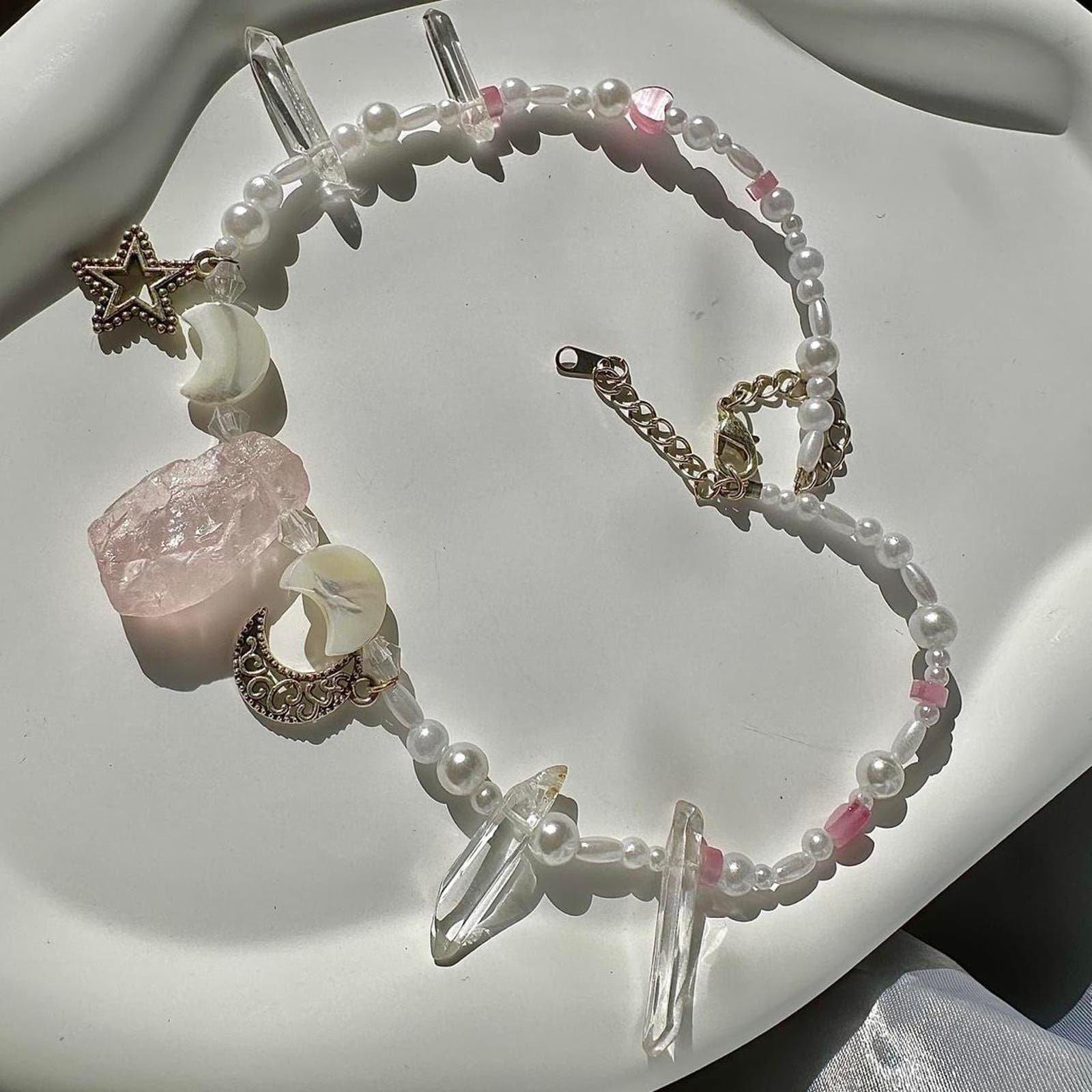 Handmade rose quartz quartz