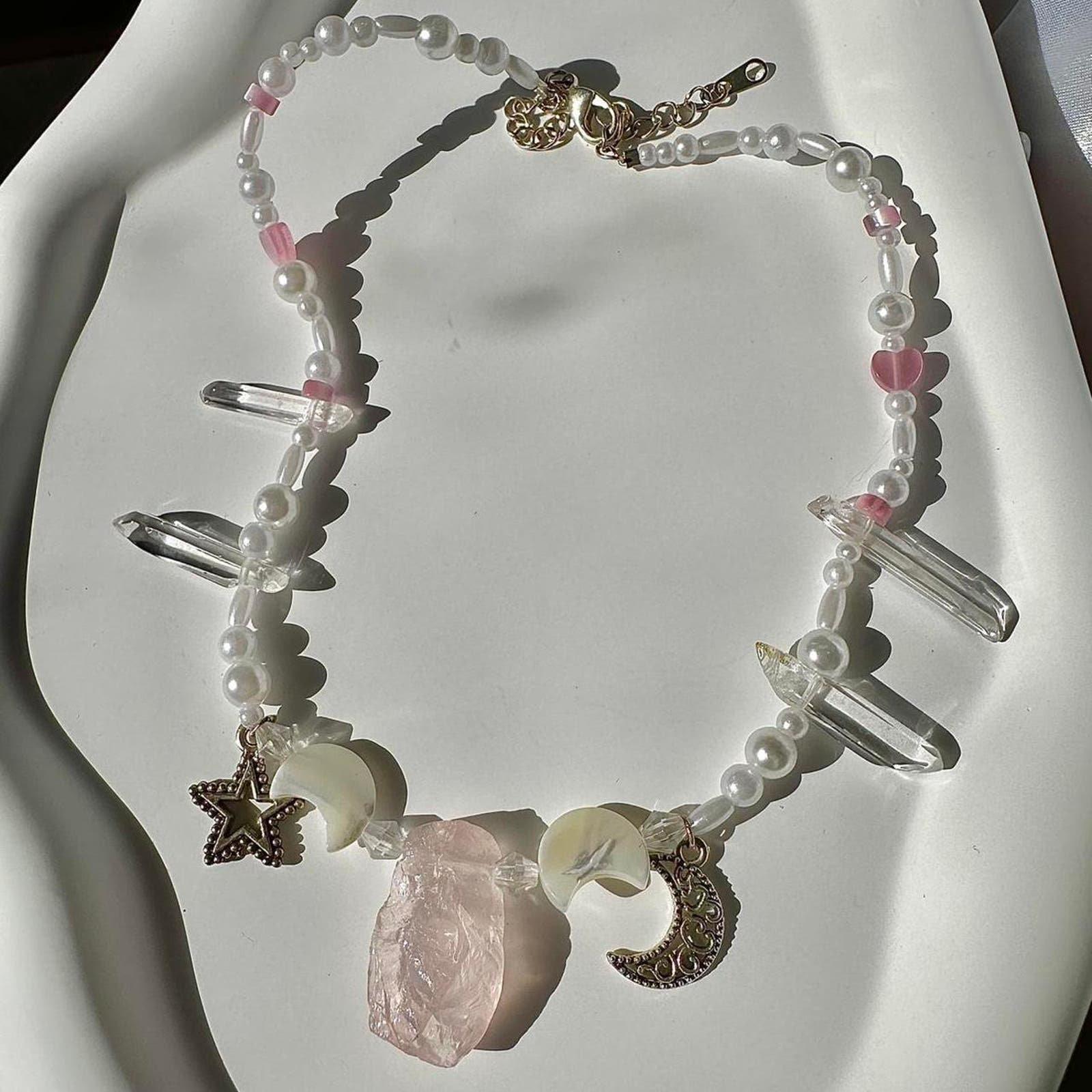 Handmade rose quartz quartz