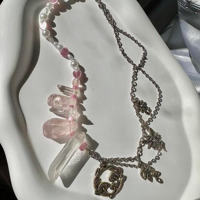 Handmade rose quartz quartz